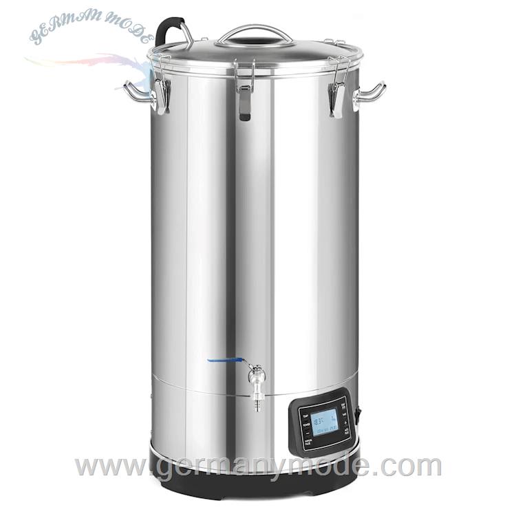 دستگاه تقطیر گلاب گیر عرق گیر 65 لیتری کلارشتاین آلمان Klarstein Mundschenk 3XL Maischekessel Maischekessel Silber