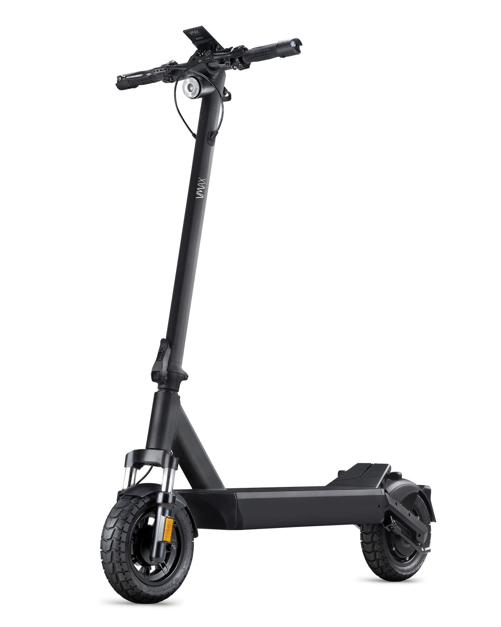 خرید از آمازون - اسکوتر الکترونیکی VMAX VX4، موتور 500 وات، اسکوتر الکترونیکی با تأیید خیابان در D، سیستم تعلیق یکپارچه و نمایشگر LCD، حداکثر بار 150 کیلوگرم