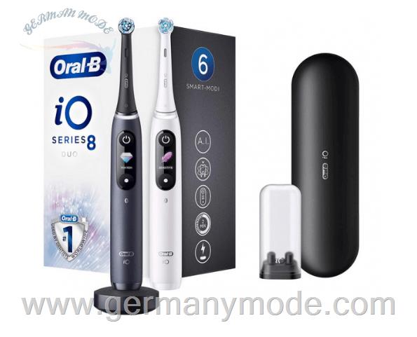مسواک برقی اورال بی آمریکا Oral-B iO Series 8 Duo Black Onyx/White Alabaster