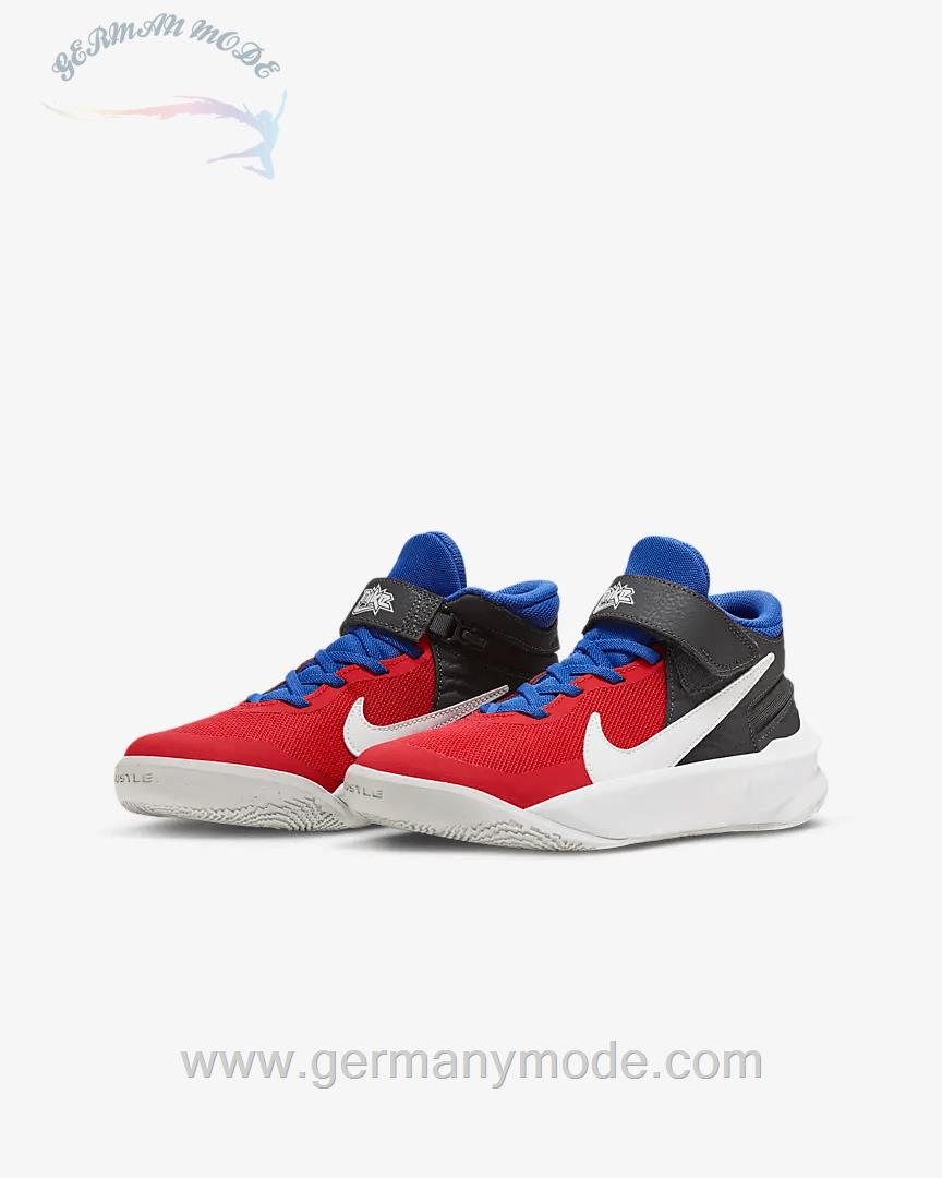 کتانی بسکتبال بچگانه نایک آمریکا Nike Team Hustle D 10 FlyEase-DD7303-005
