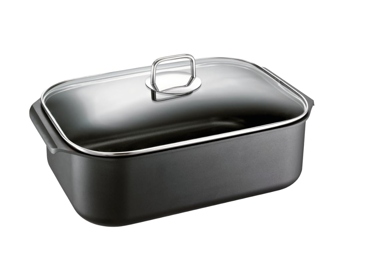Schulte-Ufer 1665-34 i roaster cast آلومینیومی، 34 x 24 سانتی متر، 8.25 لیتر، مشکی، 34 سانتی متر