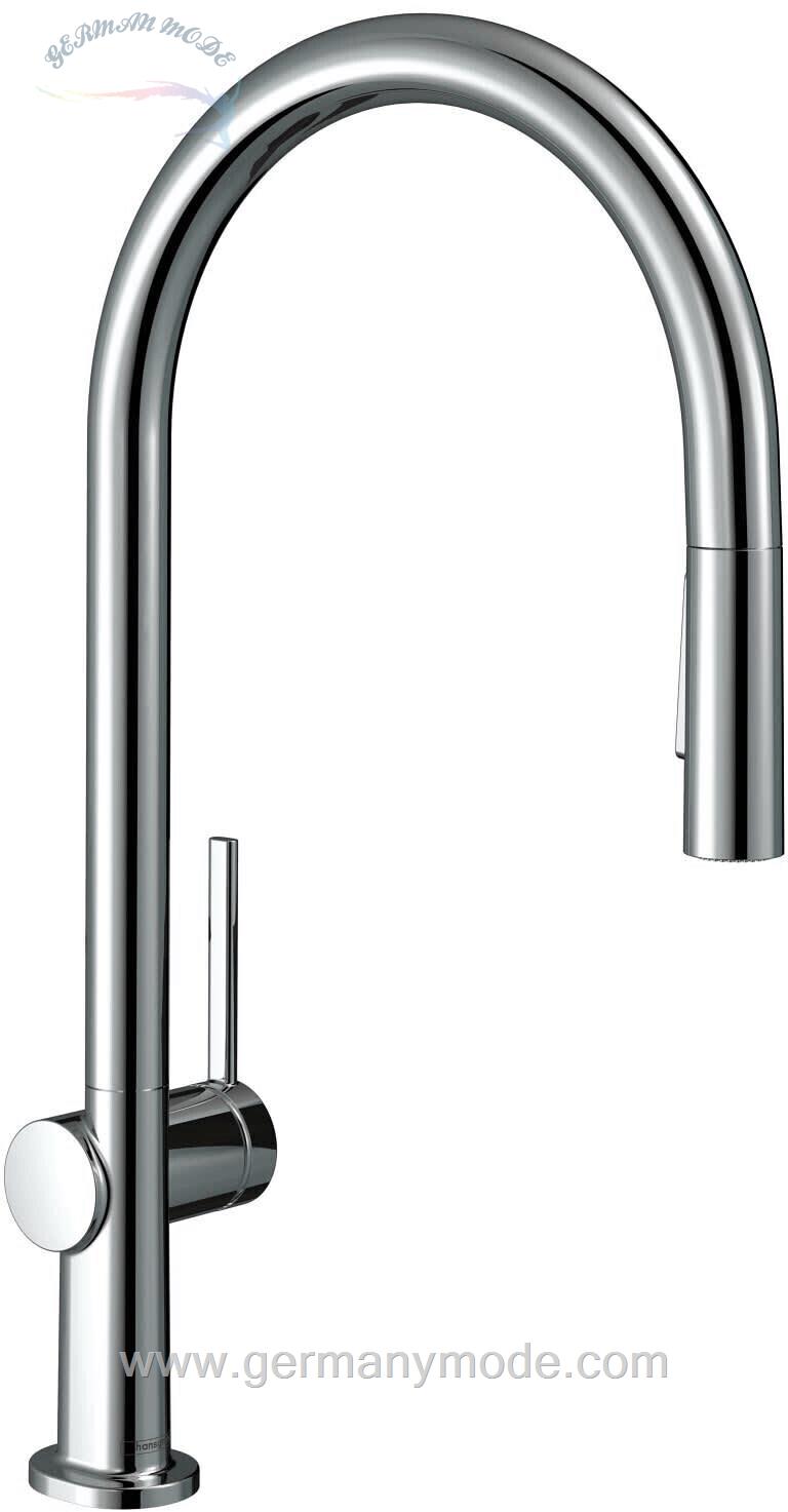 شیر مخلوط ظرفشویی شلنگ دار هانس گروهه آلمان Hansgrohe Talis M54 Einhebel Küchenmischer 210 Ausziehbrause 2jet 72800 chrom 72800000