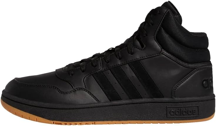 کتانی مردانه آدیداس آلمان Adidas Herren Hoops 3.0 Mid Classic Vintage Shoes Schuhe 43 1/3 EU Core Black Core Black