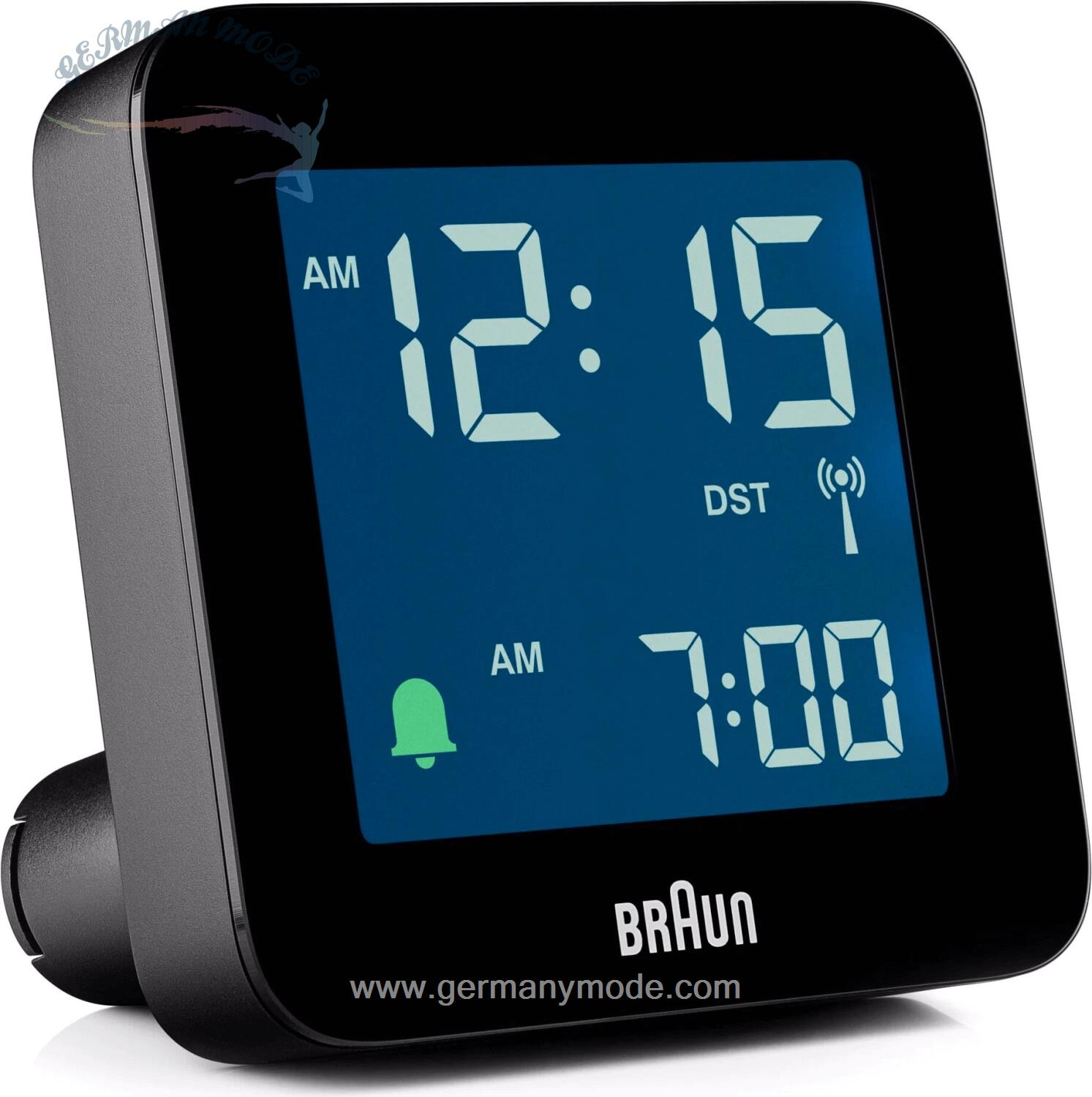 ساعت دیجیتال رادیویی مسافرتی براون آلمان Braun BC09 B DCF