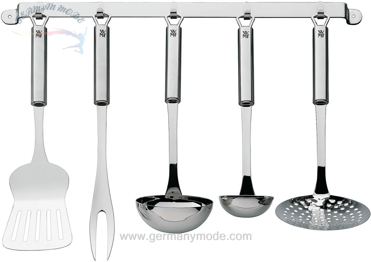 سرویس کفگیر و ملاقه وی ام اف آلمان WMF Profi Plus Schaumlöffel-Set, 6-teilig, Cromargan Edelstahl