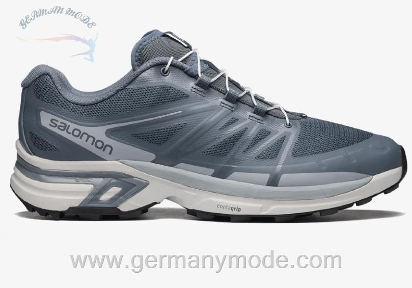 کتانی اسپرت مردانه زنانه سالامون فرانسه SALOMON XT-WINGS 2 Sportliche Schuhe Unisex China Blue / Pearl Blue / Stormy Weather