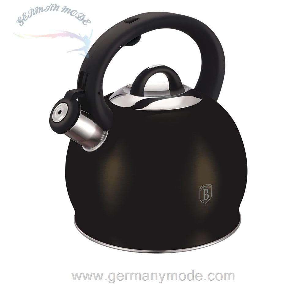 کتری سوت دار 3 لیتری برلینگر هاوس مجارستان Berlinger HausTeapot 3.0 L BH/6832 Metallic Black