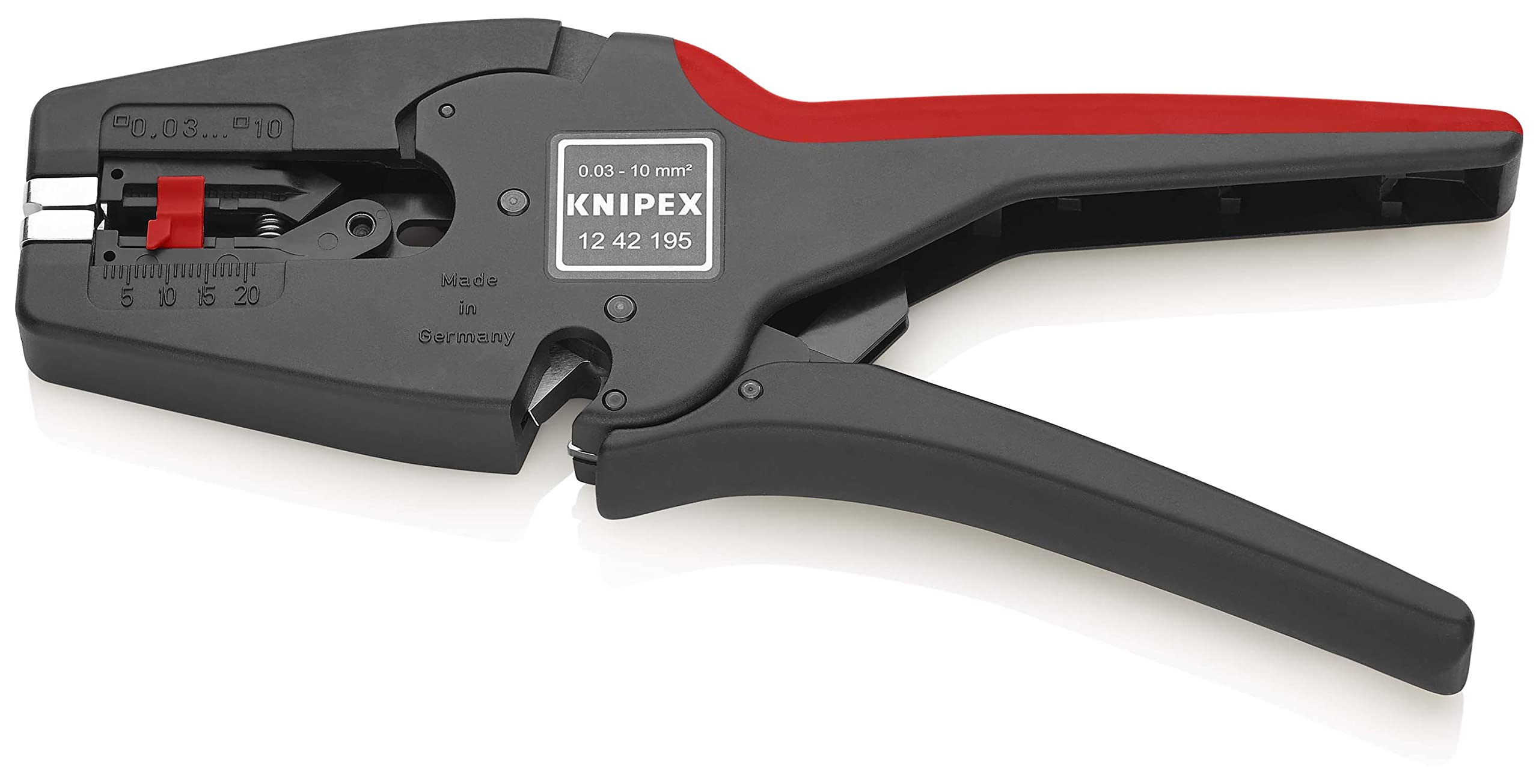 خرید از آمازون - Knipex MultiStrip 10 Automatische Abisolierzange 195 mm 12 42 195