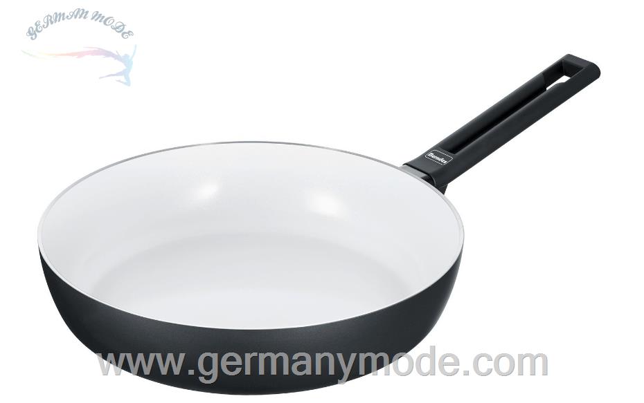 تابه 28 سانتی برندس آلمان Berndes Alu Induction Smart Schmorpfanne 28 cm schwarz/weiß (013327)