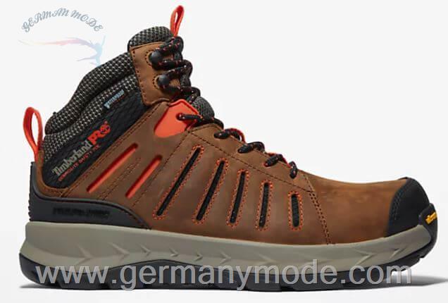 کفش کار کوهنوردی ضد آب مردانه تیمبرلند آمریکا TIMBERLAND TRAILWIND WORK HIKER WITH COMPOSITE TOE FOR MEN IN BROWN