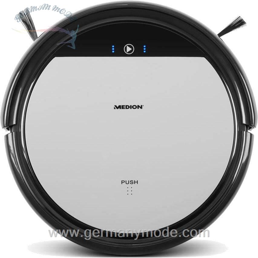 جارو رباتیک مدیون آلمان Medion Saugroboter MD 18500 grau -Tierhaar optimiert