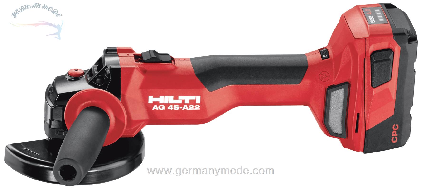 فرز شارژی هیلتی لیختن اشتاین HILTI AKKU-WINKELSCHLEIFER AG 4S-A22