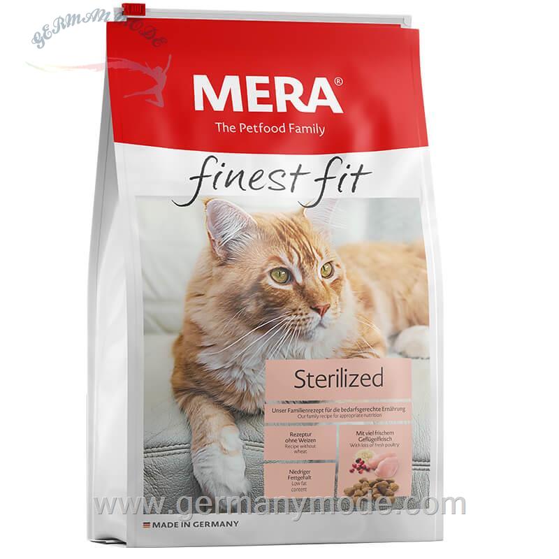 غذا خشک گربه استریلیزه میرا آلمان Mera Finest Fit Sterilized 4kg