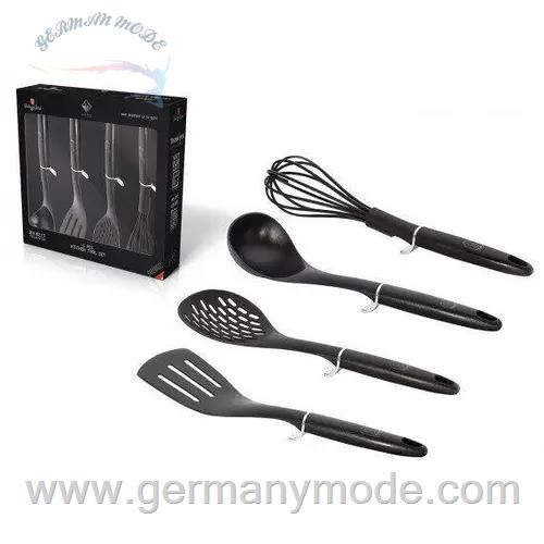 ست کفگیر ملاقه 4 پارچه برلینگر هاوس مجارستان Berlinger Haus Cooking Utensils BH/6208 Black Rose Collection