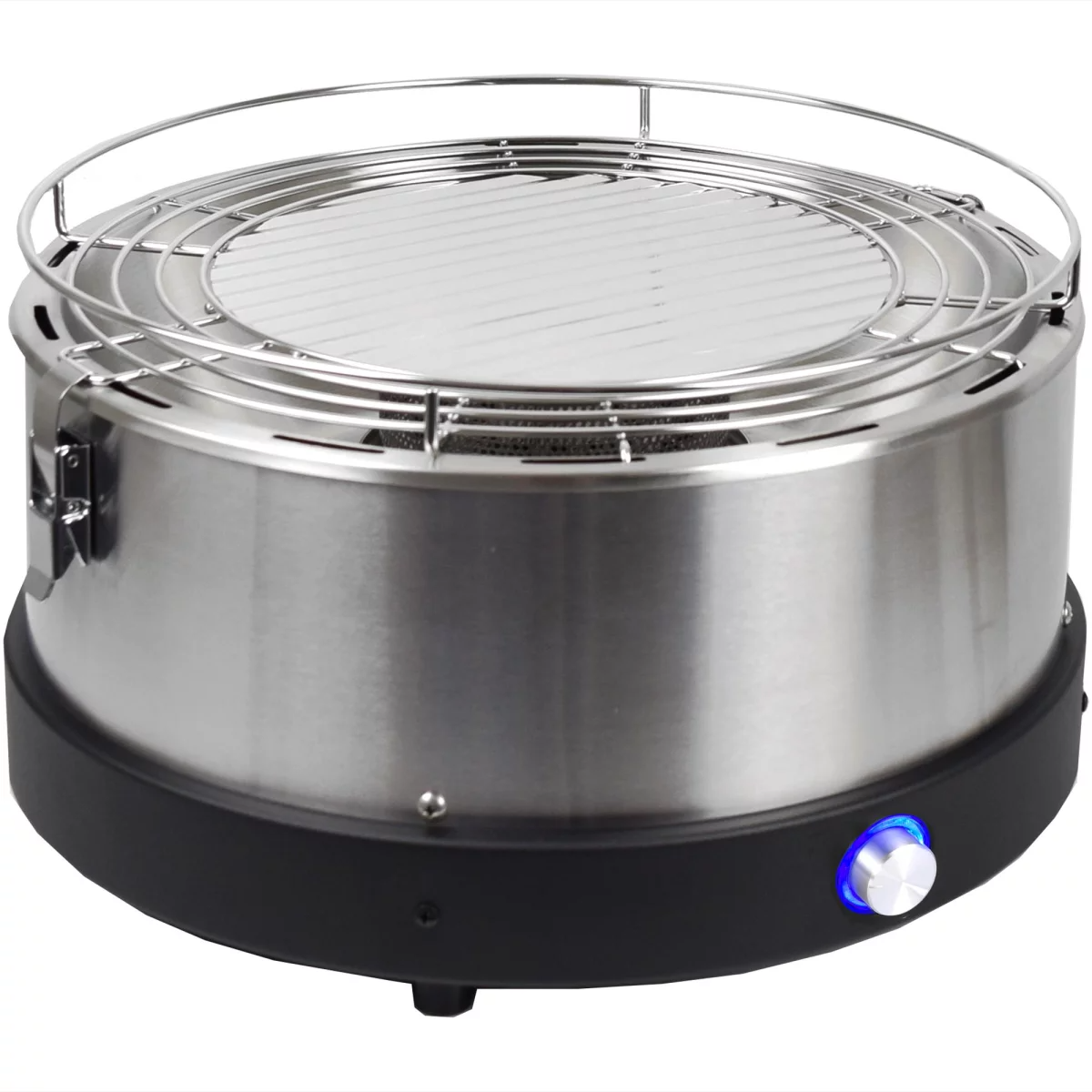 گریل باربیکیو کباب پز زغالی سینتروکس آلمان Syntrox Germany Holzkohlegrill Ciudad aus Edelstahl Raucharm Höhe 195 mm A Ware