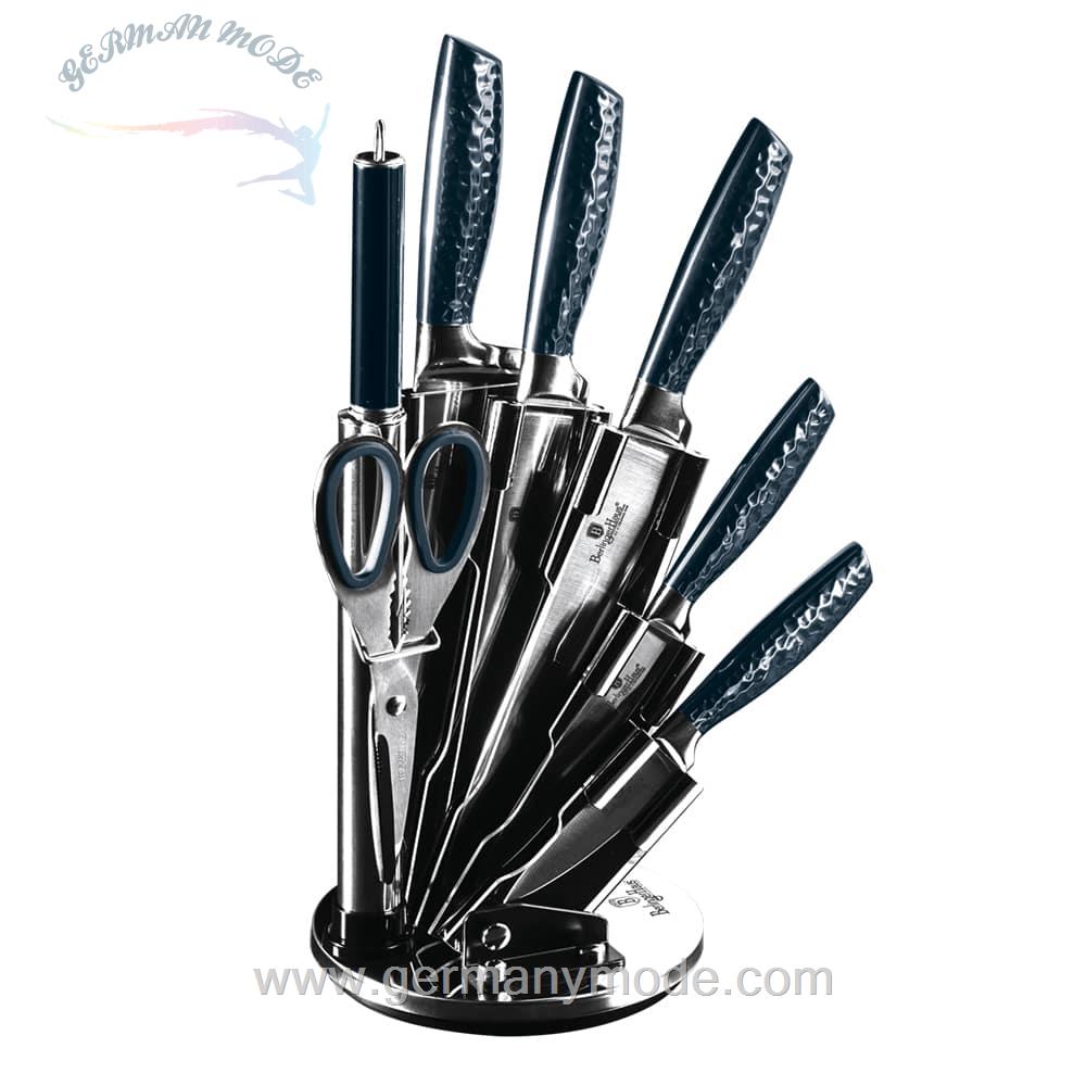 ست چاقو آشپزخانه 8 پارچه برلینگر هاوس مجارستان BERLINGER HAUS 8-PIECE KNIFE SET BH/2460 AQUAMARINE COLLECTION