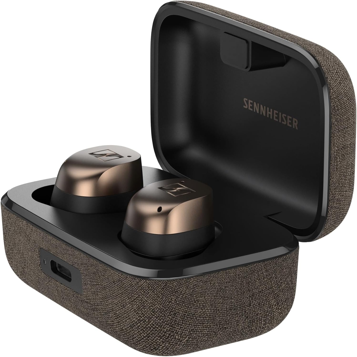 ایرپاد هدفون هوشمند Sennheiser MOMENTUM True Wireless 4 - Earbuds هوشمند بلوتوث 5.4، صدای شفاف، طراحی ارگونومیک، عمر باتری 30 ساعت، ANC تطبیقی - مس مشکی
