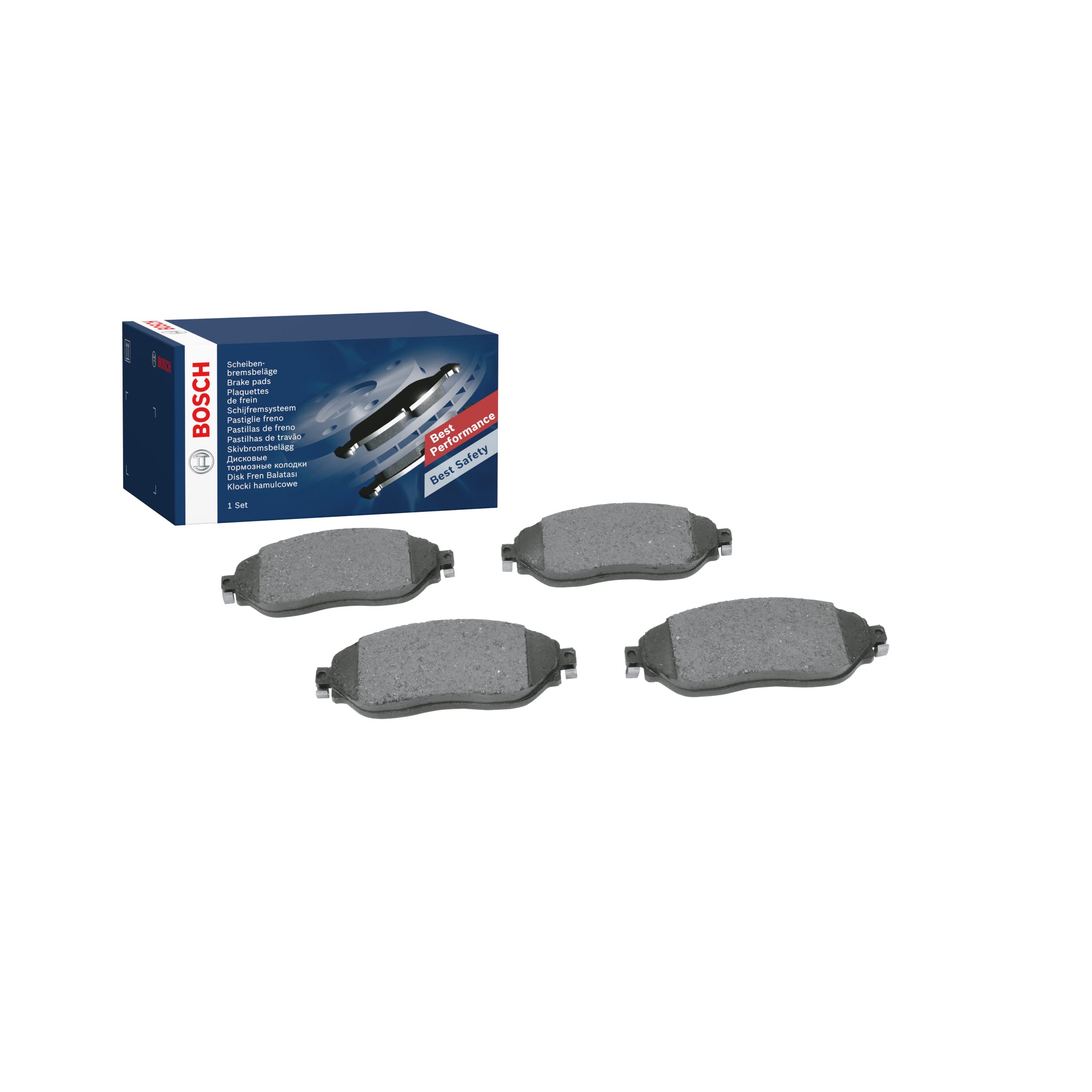 لنت ترمز بوش Bosch BP1991 - محور جلو - گواهی ECE-R90 - چهار لنت ترمز در هر مجموعه