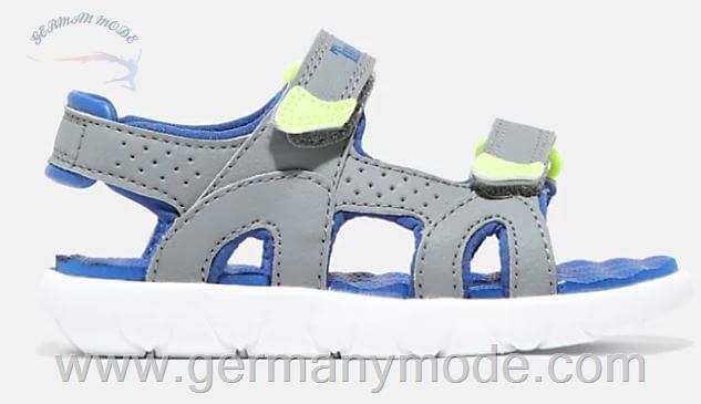 صندل بچگانه تیمبرلند آمریکا TIMBERLAND PERKINS ROW TODDLER DOUBLE STRAP SANDAL IN GRAY