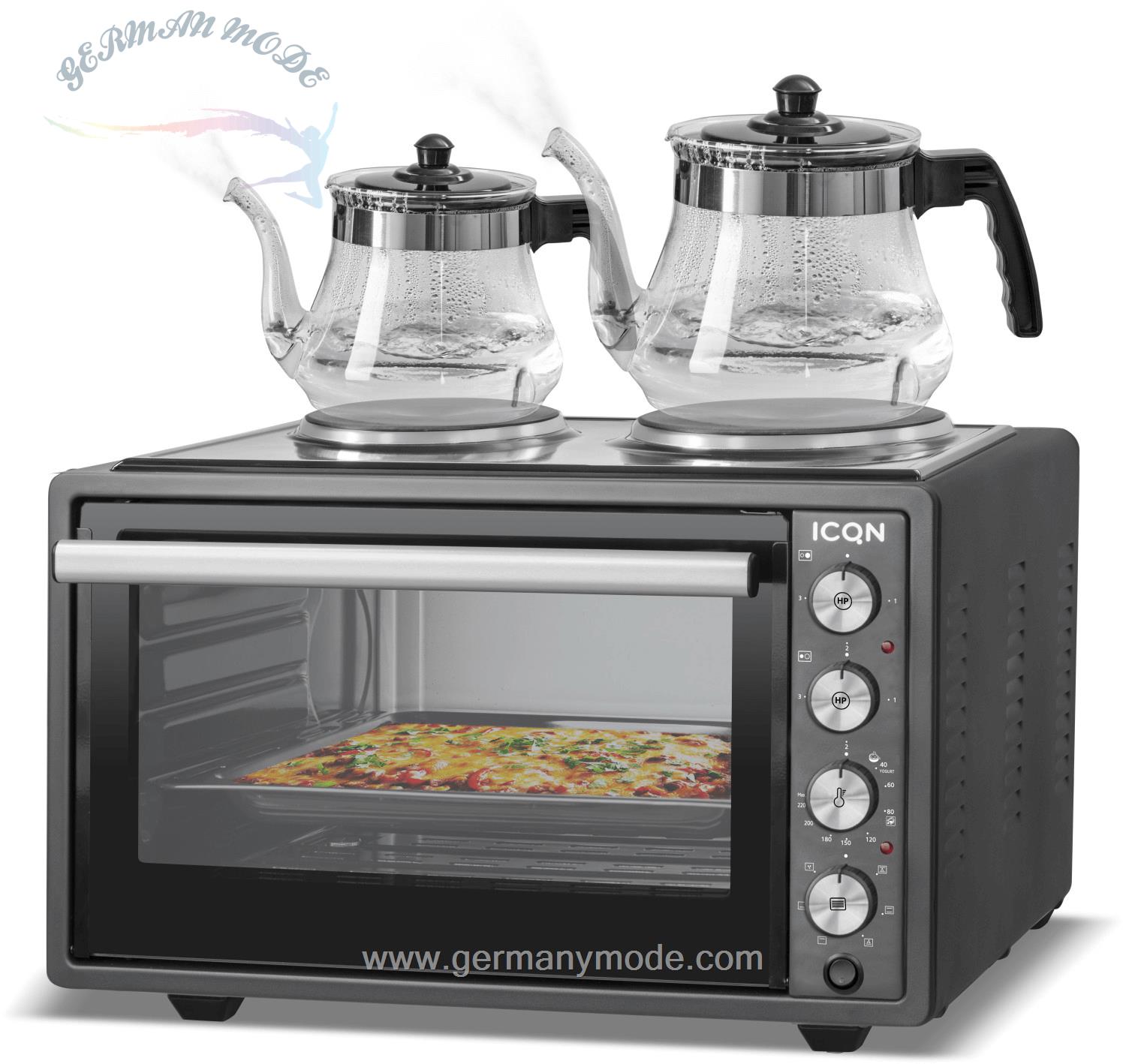 فر و اجاق برقی آیسی کیو ان ICQN 42 L mit 2 Kochplatten (IQ M4251N53N 1AA)
