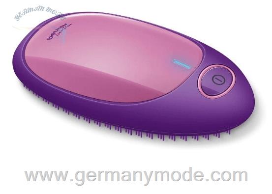 برس شارژی صاف کننده مو بیورر آلمان Beurer Ionen Haarbürste HT 10 Purple