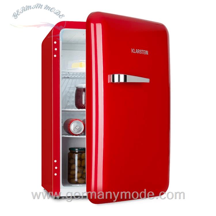 مینی یخچال 70 لیتری کلارشتاین آلمان Klarstein Audrey Retro-Kühlschrank Rot 39 dB 70 Ltr