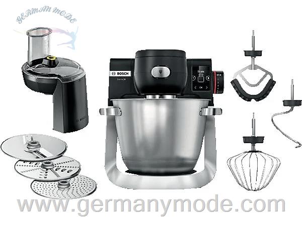 غذا ساز همه کاره بوش آلمان BOSCH MUMS6ZS13D Küchenmaschine Jet black matt (Rührschüsselkapazität: 5,5 l, 1600 Watt)