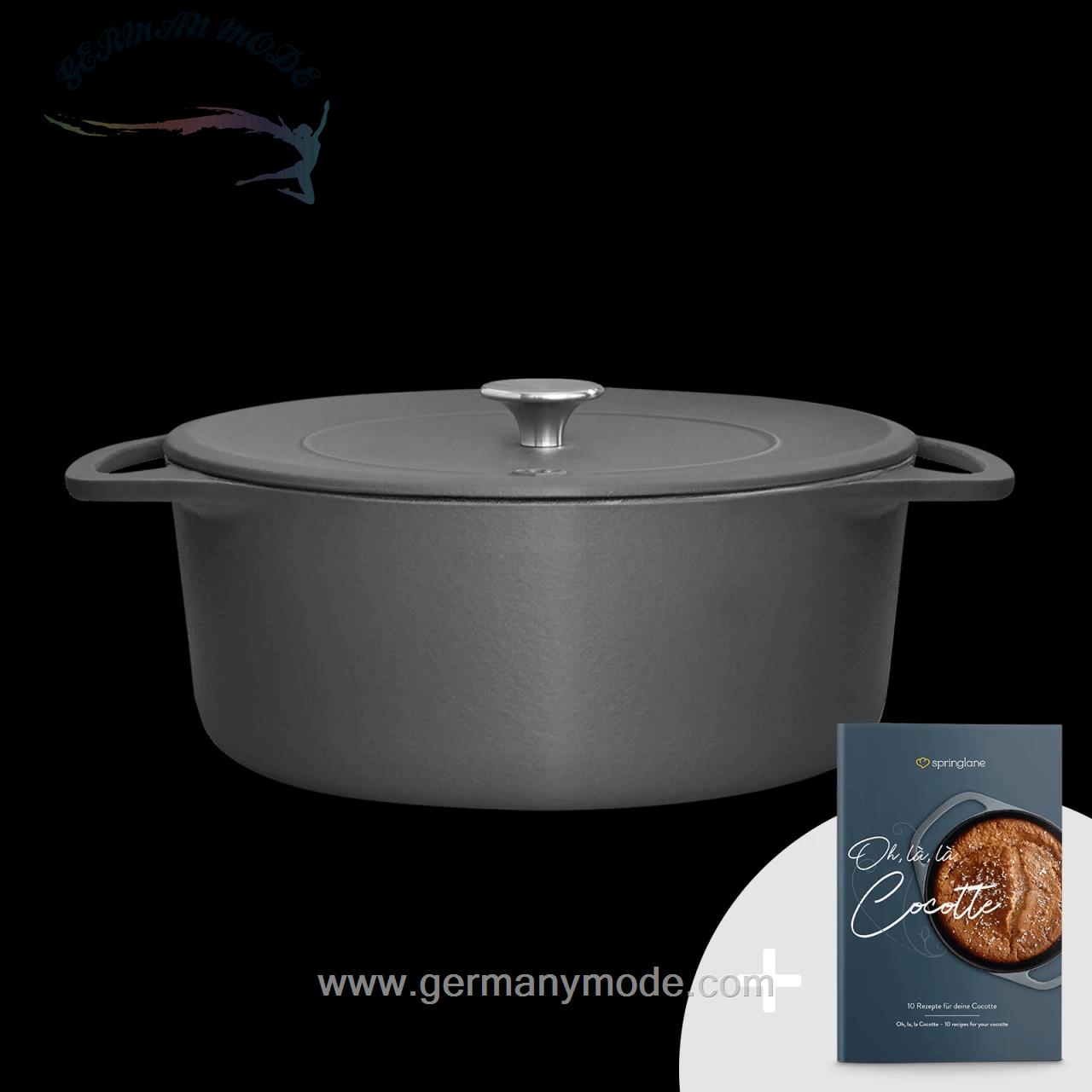 قابلمه چدنی 28 سانتی متری اسپرینگلن آلمان Springlane Gusseisen Cocotte rund 28 cm