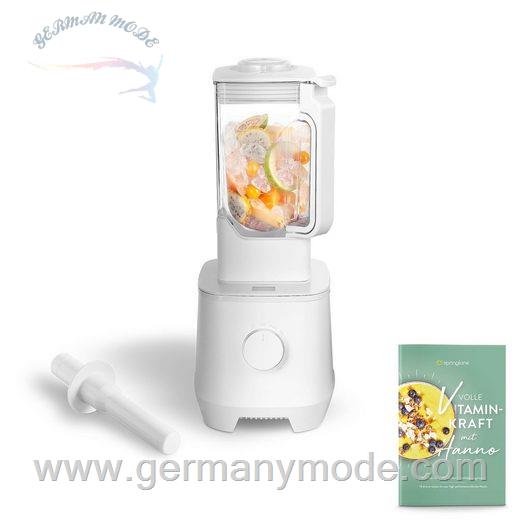 مخلوط کن اسموتی ساز اشپرینگلین Springlane Standmixer Hanno, 2000 W, Hochleistungsmixer 2000W Weiß/Hellgrau S0F0109FPO5P2
