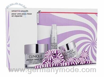 ست مراقبتی آبرسان ترمیم کننده کلینیک آمریکا Clinique Smart and Smooth Set 5-15-50ml(4-tlg.)