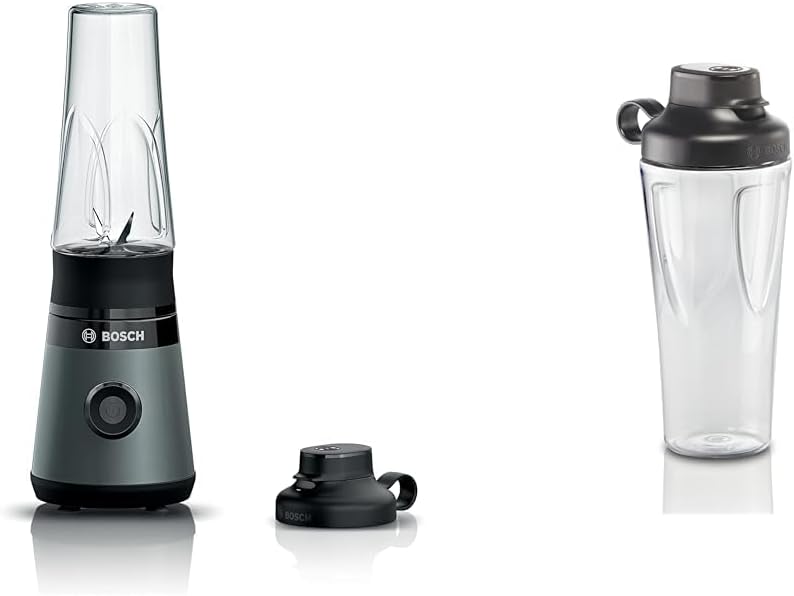 اسموتی ساز بوش آلمان Bosch Mini Blender MMB2111S، مینی پرسرعت بلندر و بطری Bosch ToGo MMZBT01B