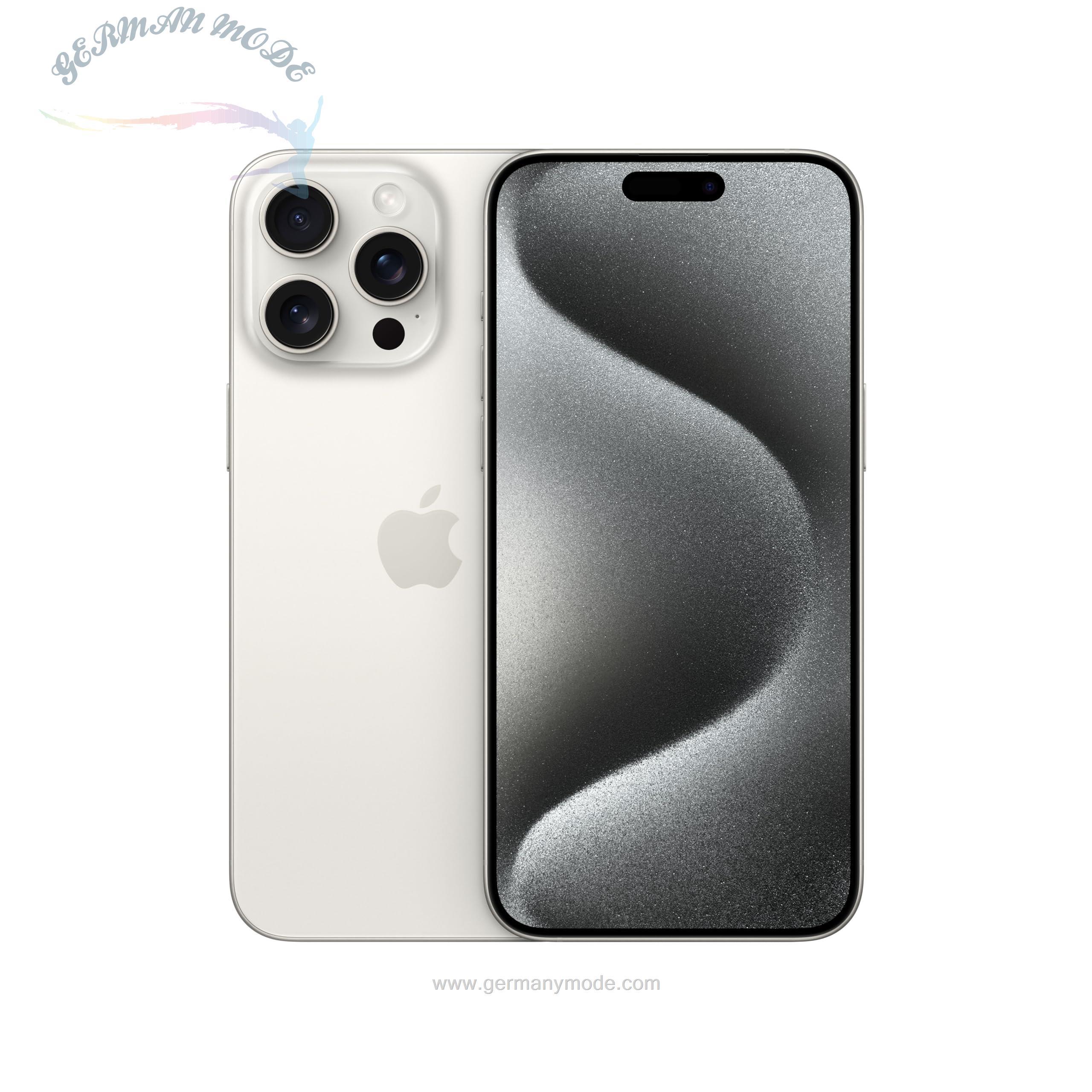 گوشی موبایل اپل آیفون Apple iPhone 15 Pro Max (512GB) - Titanium White 512GB Titanium White