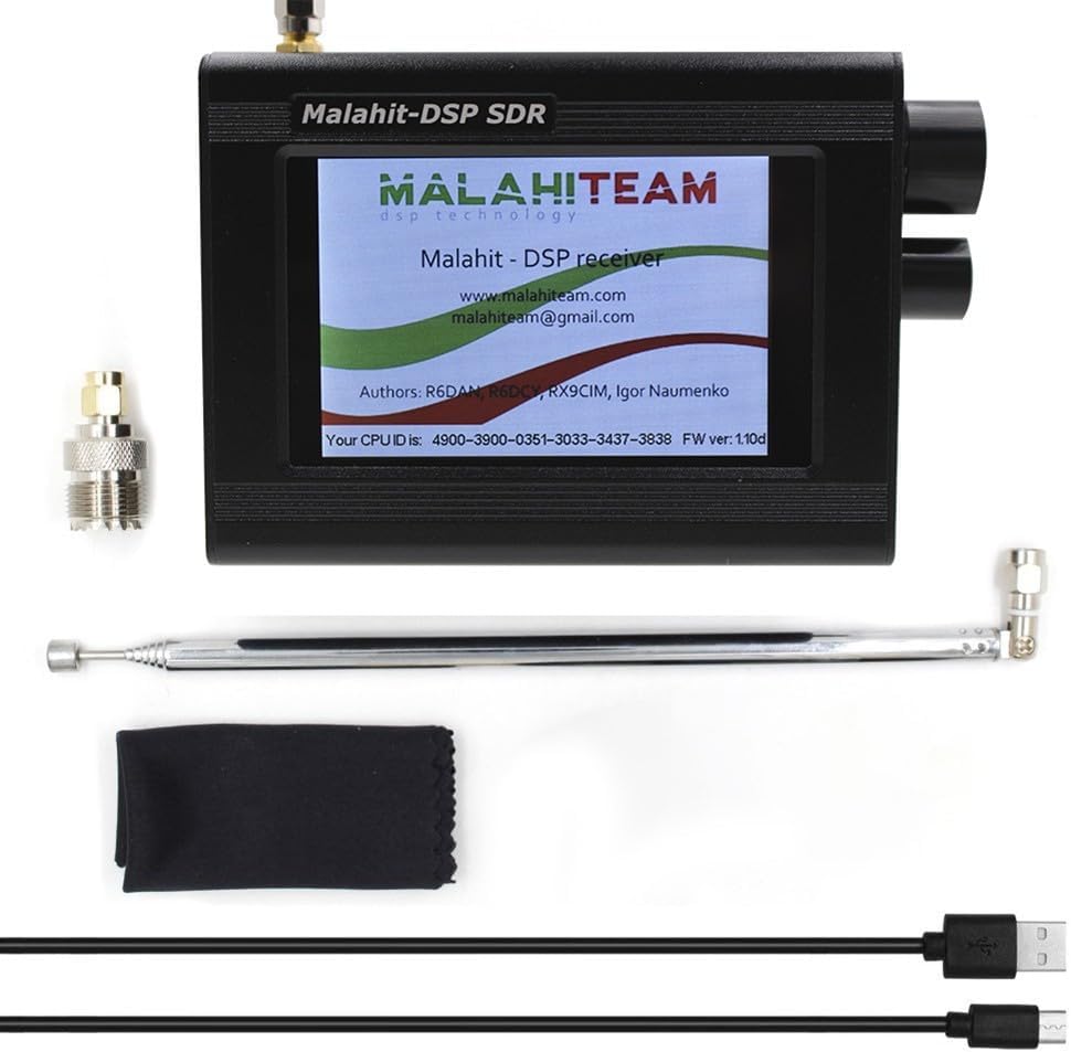 گیرنده رادیویی مالاهیت DSP SDR – رادیو مالاهیت SD-R با صفحه‌نمایش لمسی 8.9 سانتی‌متری گیرنده برای Malahit SD-R رادیو AM SSB (LSB USB) NFM، مدولاسیون آنالوگ WFM