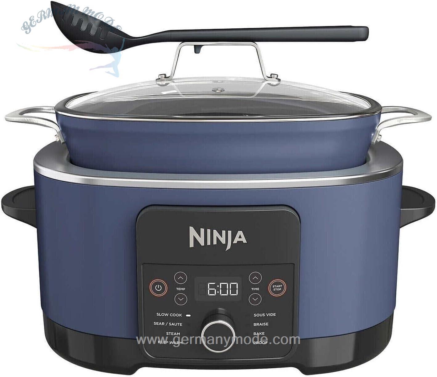 بخار پز آرام پز نینجا آمریکا Ninja Foodi PossibleCooker PRO Multi-Kocher, mit 8-in-1 Slow Cooker, Dutch Oven
