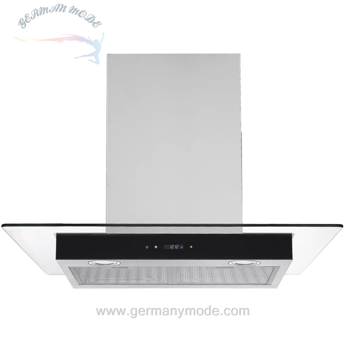 هود آشپزخانه سینتروکس آلمان Syntrox Germany Dunstabzugshaube 60 cm mit Touch Screen und Fernbedienung DH 210W 60 Touch Glas Flat