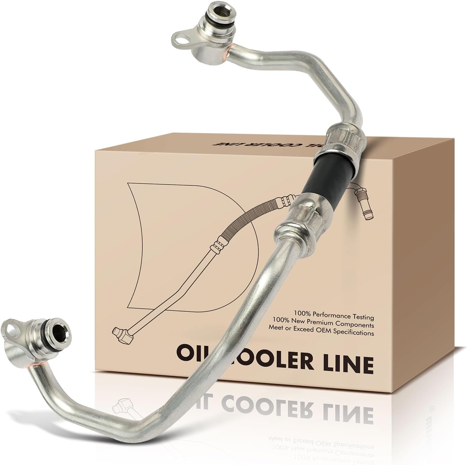 لوله روغن توربو شارژر بی ام و Frankberg سازگار با BMW 1er E88 E82, 3er E91 E92 E93, 5er E60 – مدل‌های 2007-2013