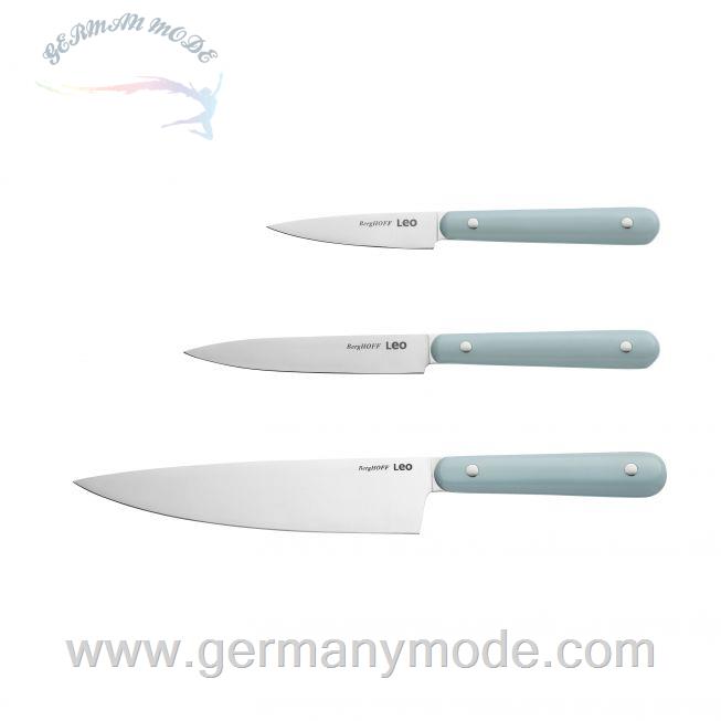 ست چاقو آشپزخانه 3 پارچه برگهف بلژیک Berghoff 3 tlg. Einstiegs-Messerset Slate - Leo