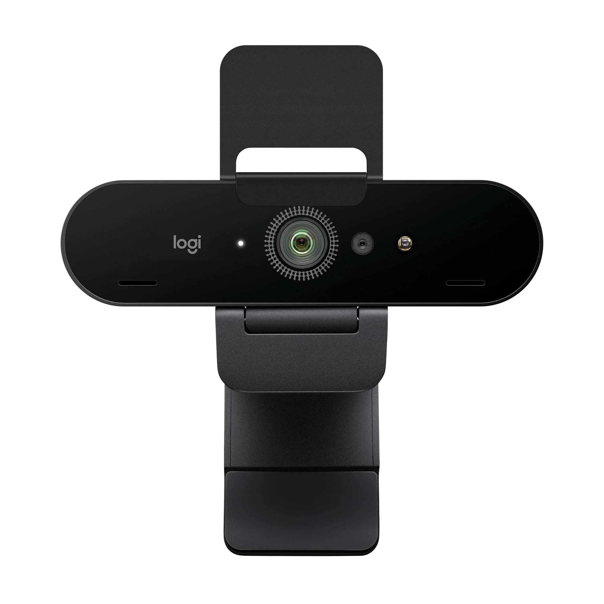 خرید از آمازون - وب کم Logitech Brio Stream - تماس ویدیویی Ultra 4K HD، میکروفون حذف نویز، زاویه باز، سازگار با تیم های مایکروسافت، زوم، Google Meet در رایانه شخصی/Mac - وب کم وب کم سیاه