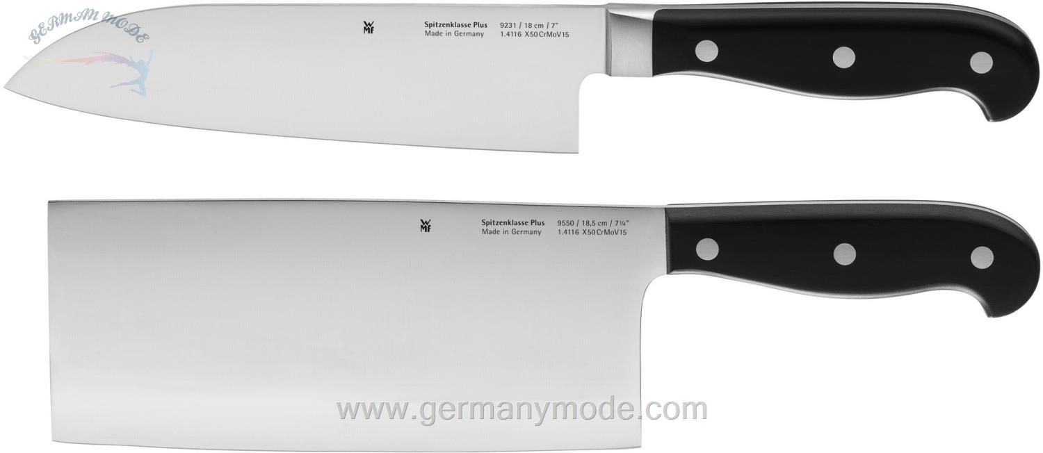 ست چاقو آشپزخانه 2 پارچه وی ام اف آلمان WMF Messerset Asia Spitzenklasse Plus 2 tlg. (18.9602.9992)