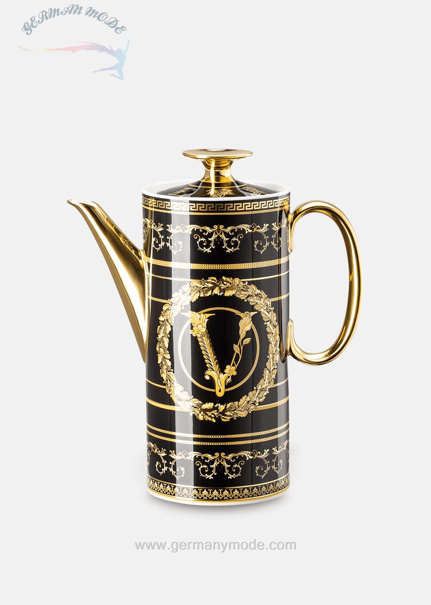 قوری قهوه خوری 6 نفره ورساچه ایتالیا VERSACE VIRTUS GALA KAFFEEKANNE