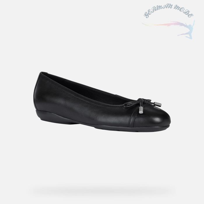 کفش زنانه جی اوکس ایتالیا GEOX LEDERBALLERINAS Annytah Dame Schwarz
