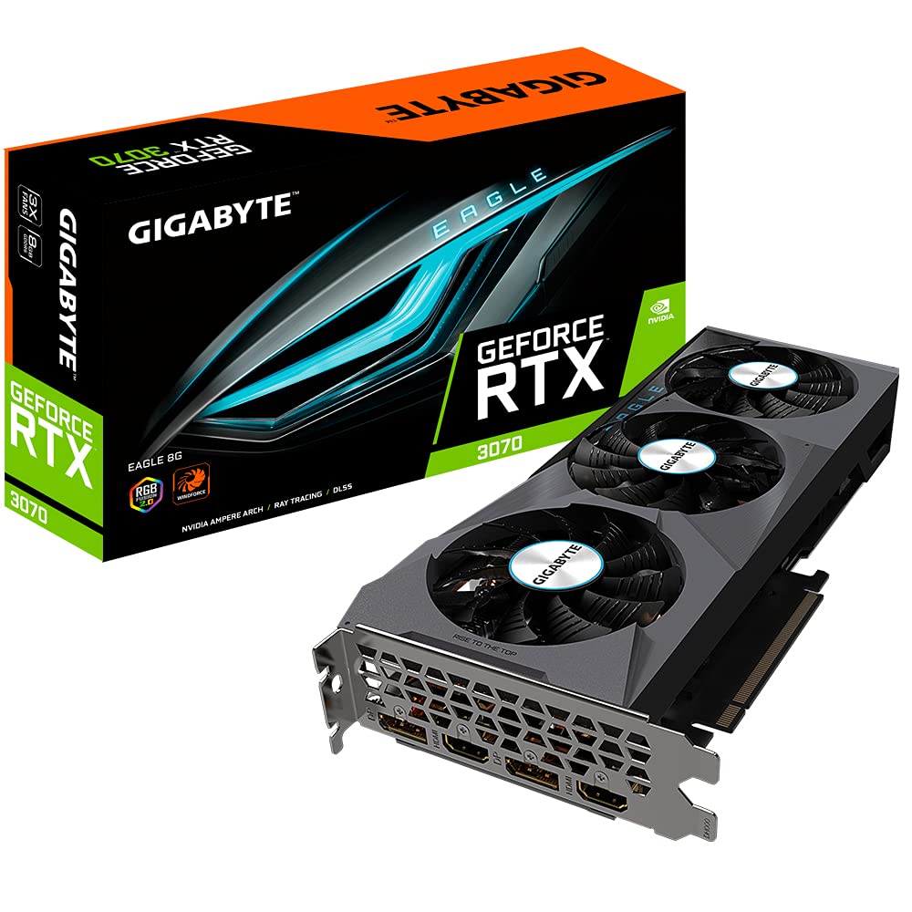 کارت گرافیک گیگابایت GeForce RTX 3070 Eagle 8GB V2 LHR