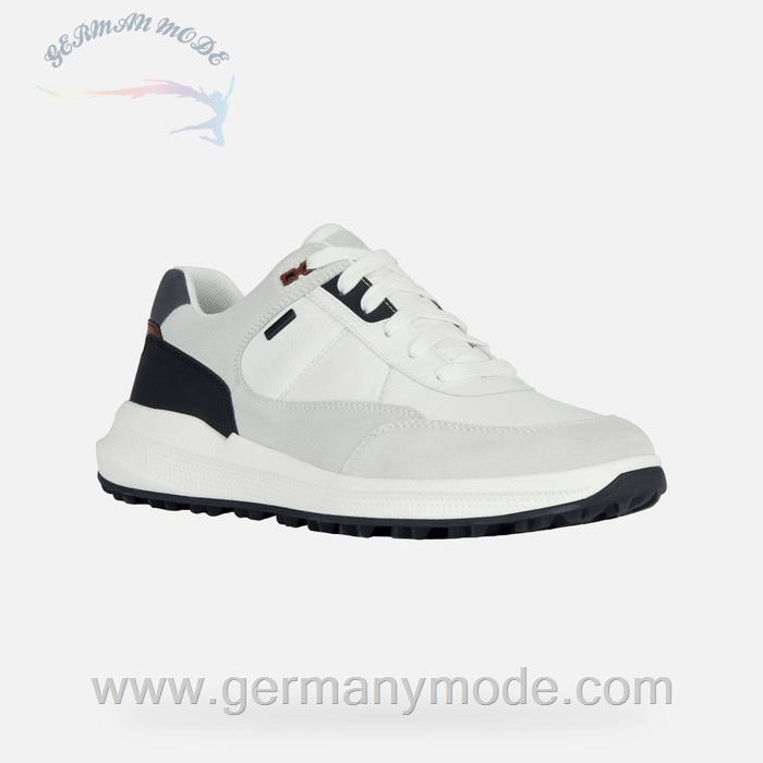 کتانی ورزشی ضد آب مردانه جی اوکس ایتالیا GEOX WASSERDICHTE SCHUHE Pg1x Abx Herr Off-White