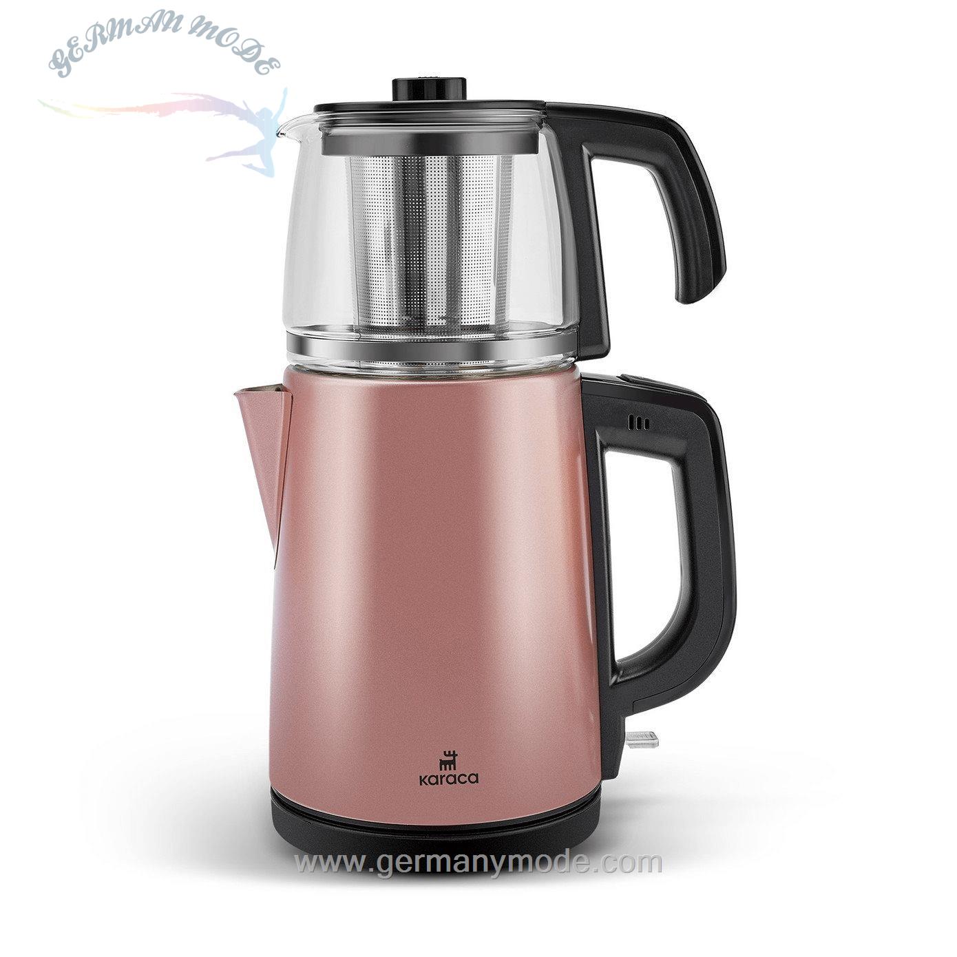 چایی ساز کاراکا Karaca Wasser Teekocher Rose Gold