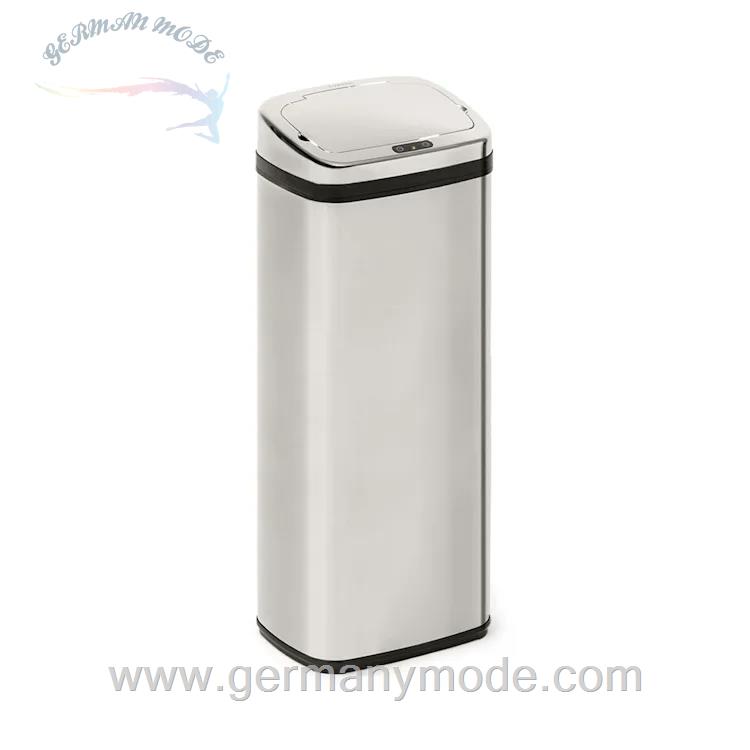 سطل زباله سنسوردار 50 لیتری کلارشتاین آلمان Klarstein Cleansmann Mülleimer Silber