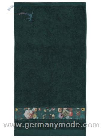 حوله استخری اسنزا هلند ESSENZA Fleur Dunkelgrün Handtuch