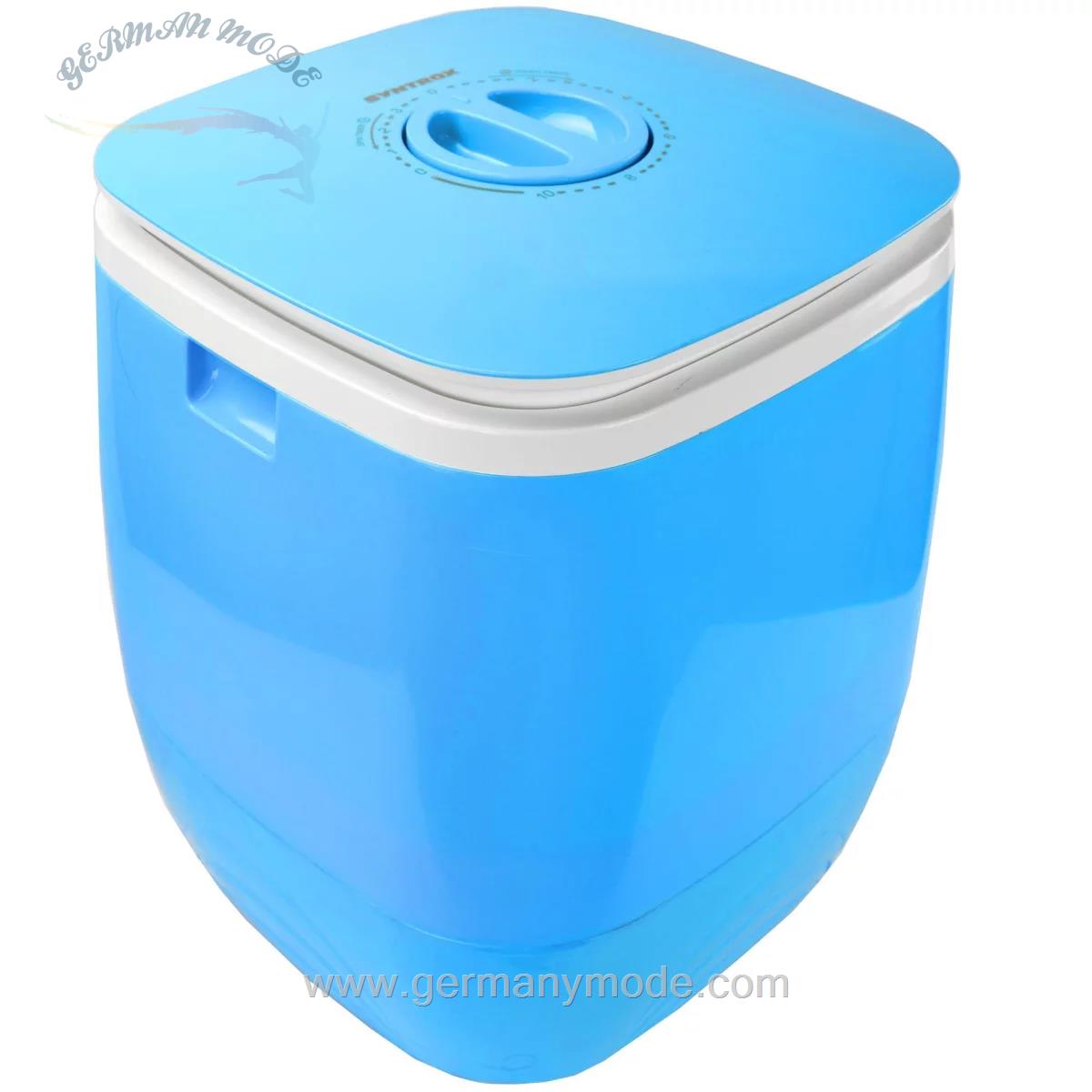 مینی واش کمپینگ سینتروکس آلمان Syntrox Germany Waschmaschine Tumba 2 Kg Schleuder Timer Farbwahl blau A Ware