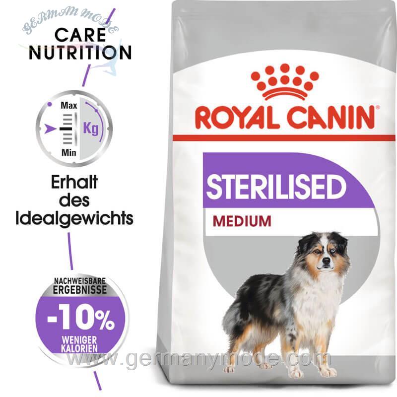 غذا خشک سگ متوسط عقیم رویال کنین آلمان Royal Canin Sterilised Medium 3kg