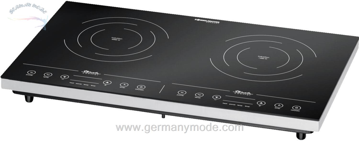 اجاق برقی 2 شعله روملزباخر آلمان Rommelsbacher Doppel-Induktionskochplatte CT 3410/IN