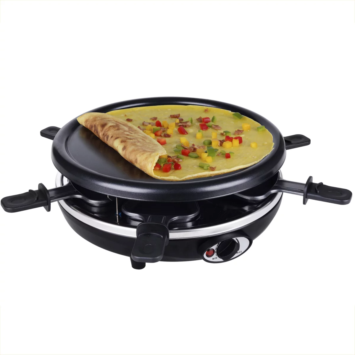 گریل راکلت پز کرپ ساز سینتروکس آلمان Syntrox Germany Raclette Grill Basel mit Wechselplatten